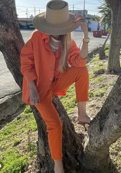 Pantalón Berta Naranja
