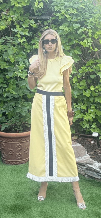 Falda Anais Amarilla