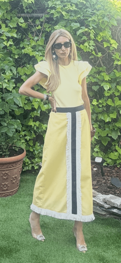 Falda Anais Amarilla