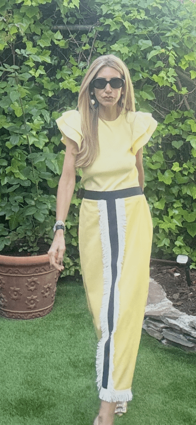 Falda Anais Amarilla