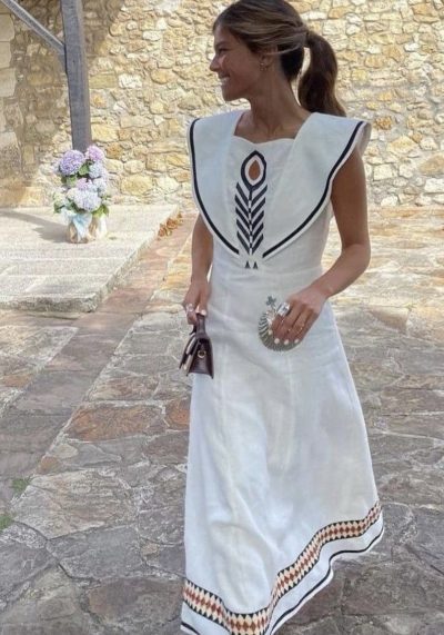 Vestido Peralta Blanco