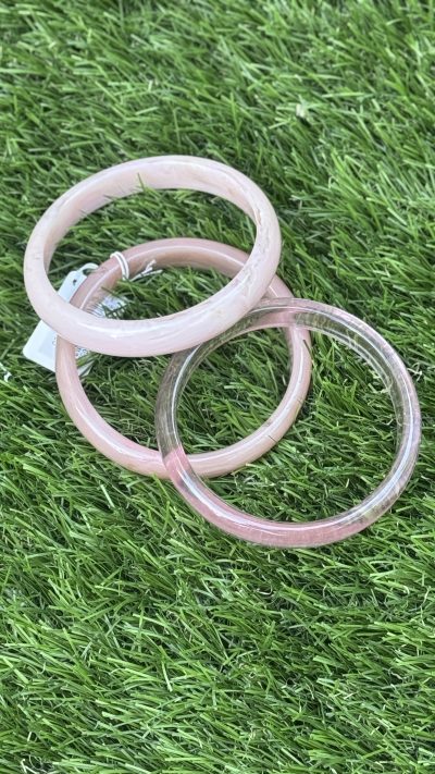 Juego 3 Pulseras Rosa
