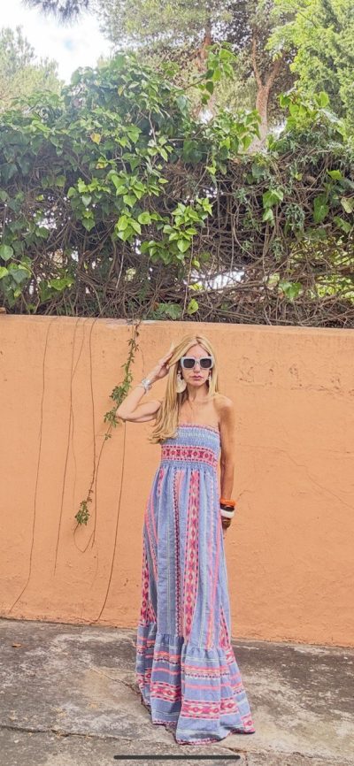 Vestido Ankara Azul