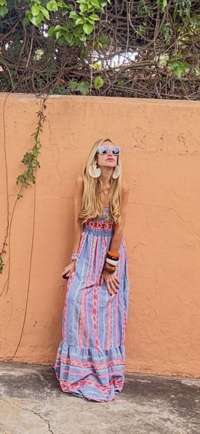 Vestido Ankara Azul