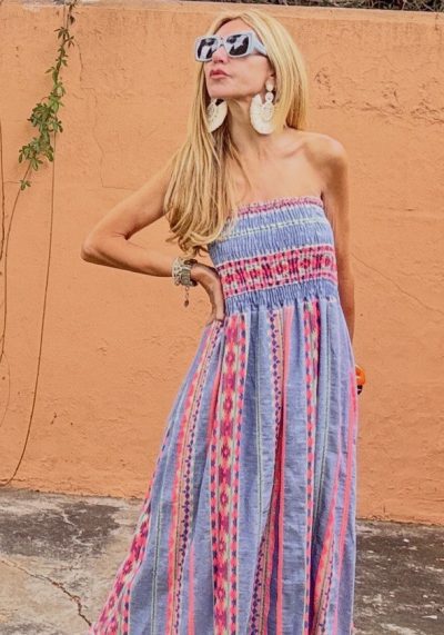 Vestido Ankara Azul