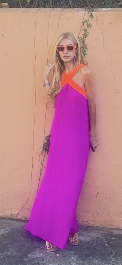 Vestido Mikaela Buganvilla