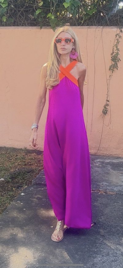 Vestido Mikaela Buganvilla
