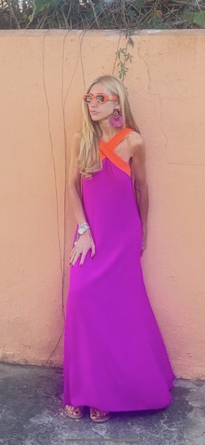 Vestido Mikaela Buganvilla