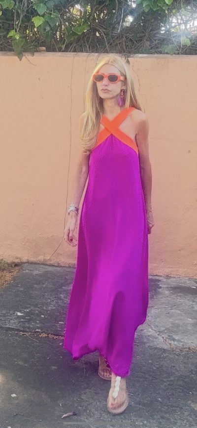 Vestido Mikaela Buganvilla