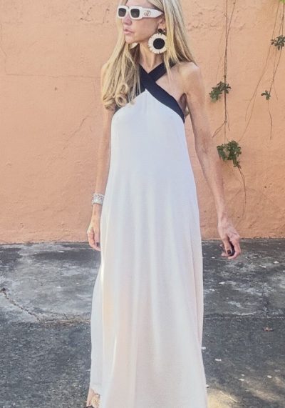 Vestido Mikaela Beige