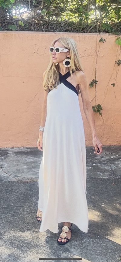 Vestido Mikaela Beige