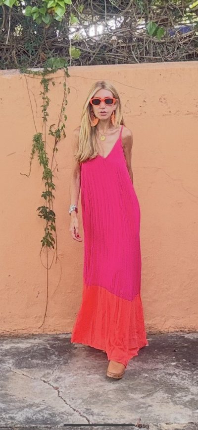 Vestido Menorca Fucsia