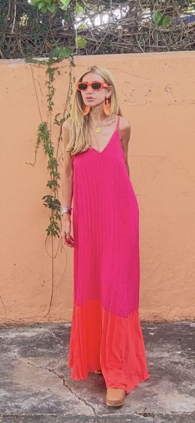 Vestido Menorca Fucsia