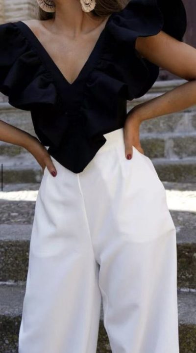 Blusa Virginia Negra