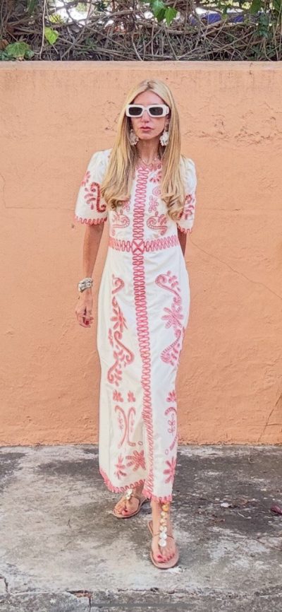 Vestido Roma Coral