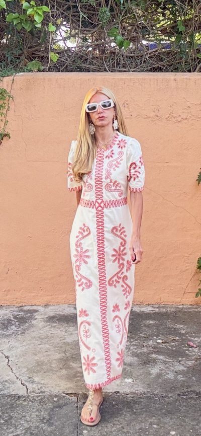 Vestido Roma Coral