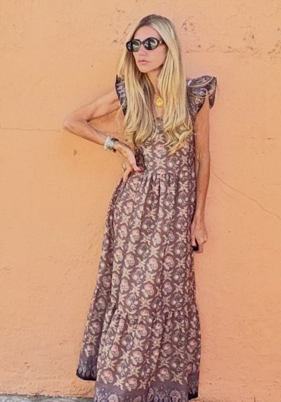 Vestido Amara Chocolate