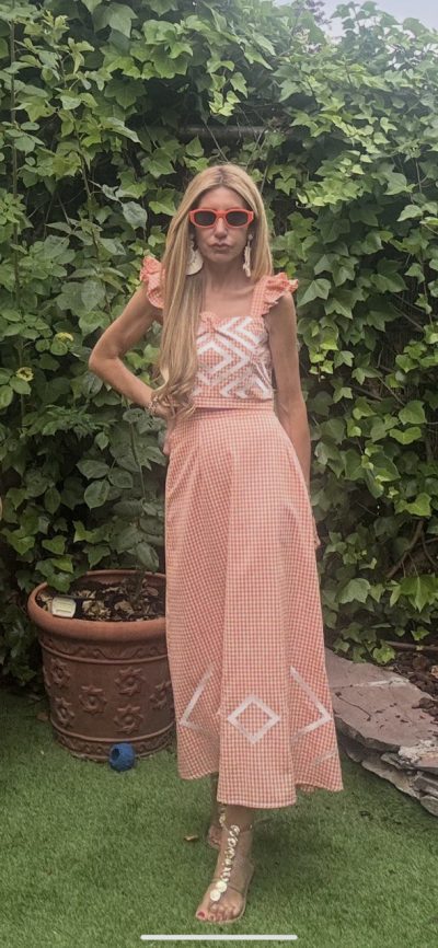 Conjunto Santorini Naranja