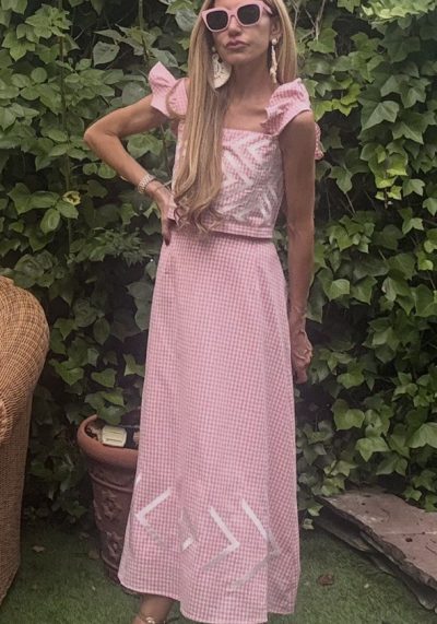 Conjunto Santorini Rosa