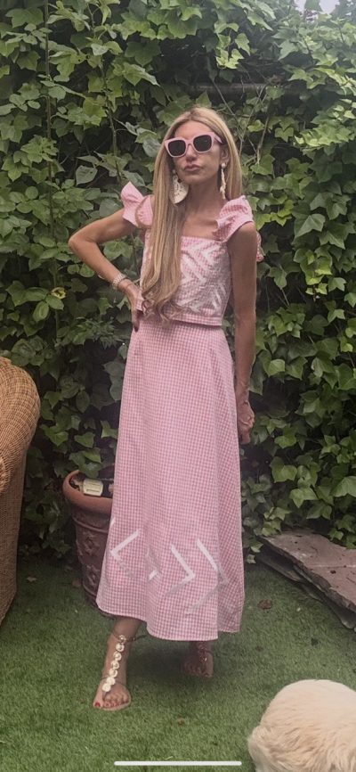 Conjunto Santorini Rosa