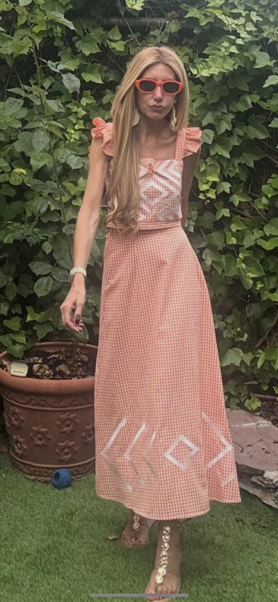 Conjunto Santorini Naranja
