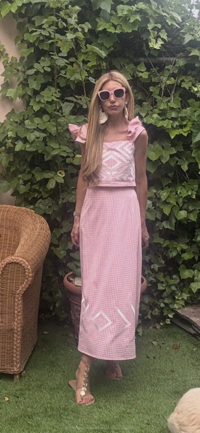 Conjunto Santorini Rosa